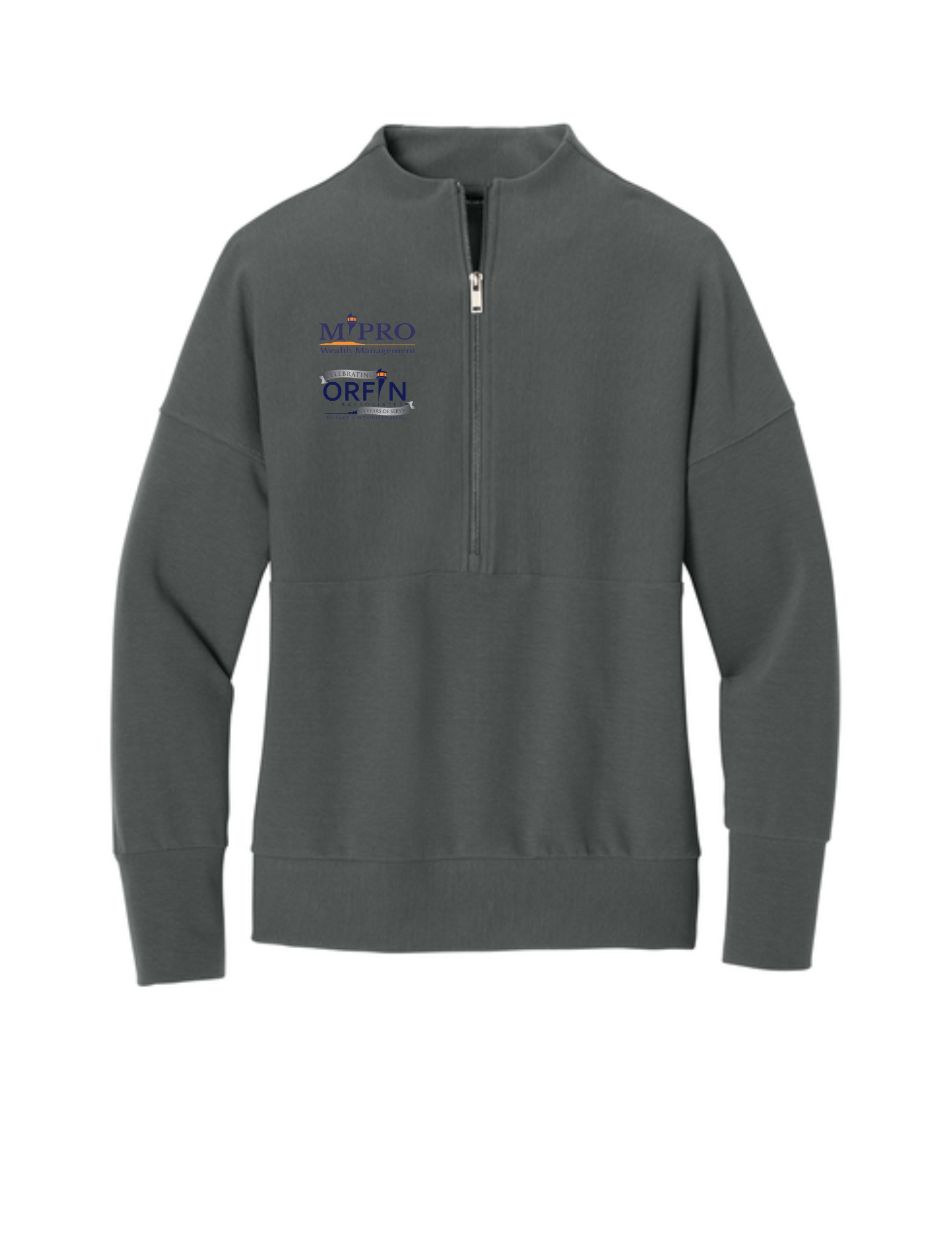 2 Logos, Mercer+Mettle Linear Texture 1/4-zip