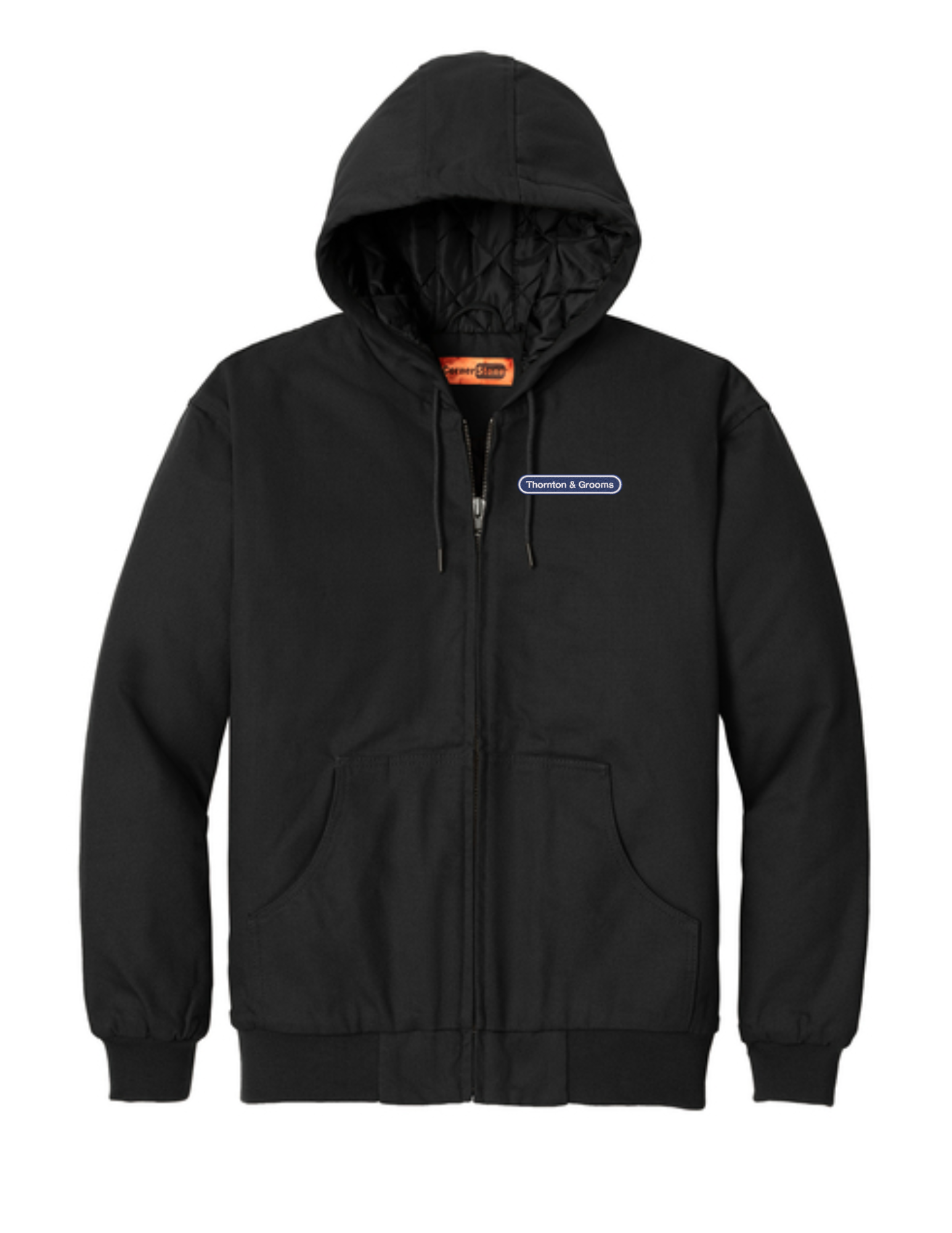 Duck Hooded Work Jacket