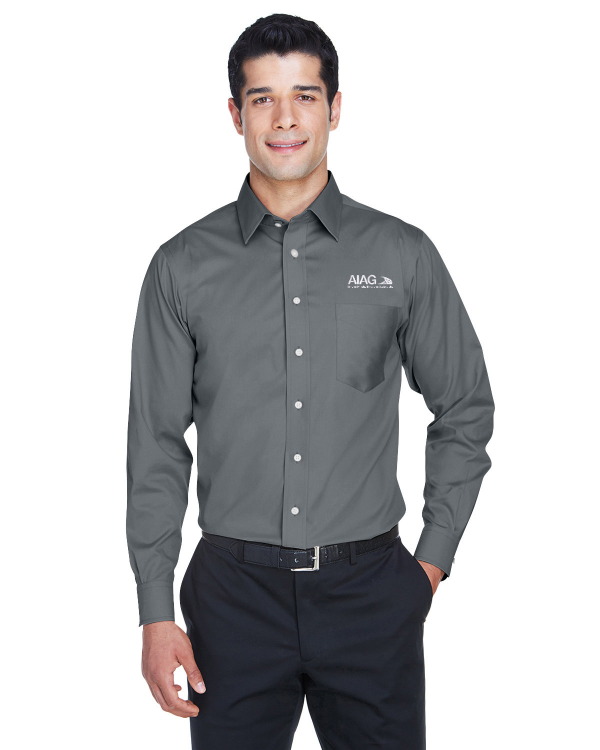 Devon & Jones Crown Solid Stretch Twill Woven
